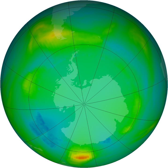 Ozone Map 1979-07-30
